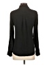 Express 100% Polyester Solid Black Long Sleeve Blouse Size S - photo 2