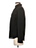 Express 100% Polyester Solid Black Long Sleeve Blouse Size S - photo 5