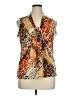 Relativity Brown Sleeveless Blouse Size XL - photo 1