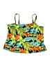 It Figures! Tropical Green Swimsuit Top Size 20 - photo 1