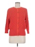 St. John Red Wool Cardigan Size M - photo 1