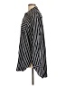 Susan Graver Stripes Black Long Sleeve Blouse Size 12 - photo 5