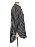 Susan Graver Stripes Black Long Sleeve Blouse Size 12 - photo 4