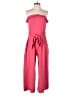 XOXO Solid Pink Jumpsuit Size M - photo 1