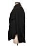 Max Mara 100% Silk Solid Black Long Sleeve Silk Top Size 4 - photo 5