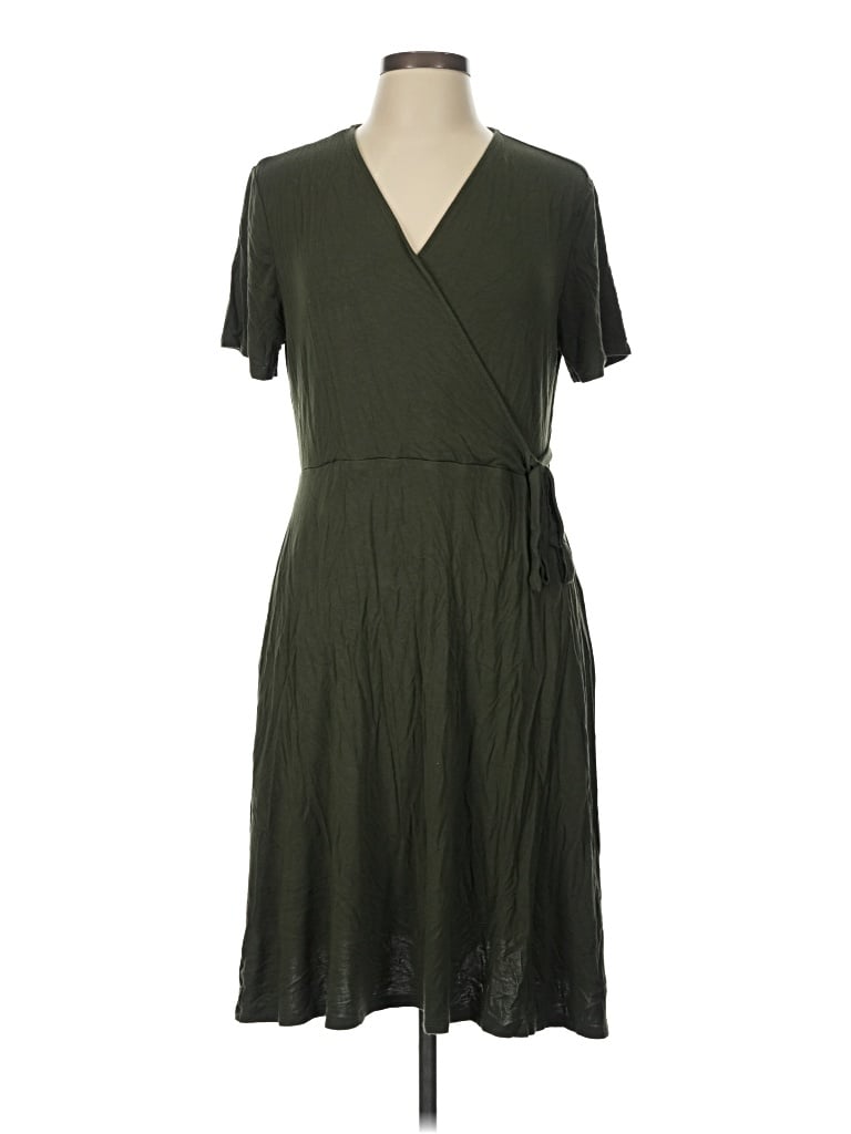 Pre-owned Amazon Essentials Casual Dress In Green