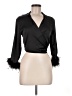 RUMOURS Black 3/4 Sleeve Blouse Size S - photo 1