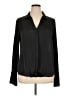 Paige 100% Polyester Black Long Sleeve Blouse Size XL - photo 1