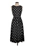 Anne Klein Polka Dots Black Casual Dress Size 10 - photo 1