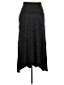 LIVI Active Solid Gray Black Casual Skirt Size 18 - 20 - photo 1