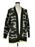 No Comment 100% Acrylic Camo Green Cardigan Size 1X - photo 1