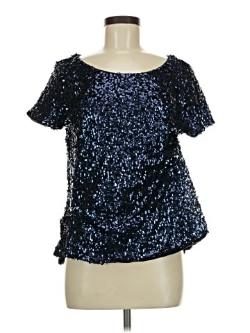 White House Black Market Short Sleeve Blouse (view 1)