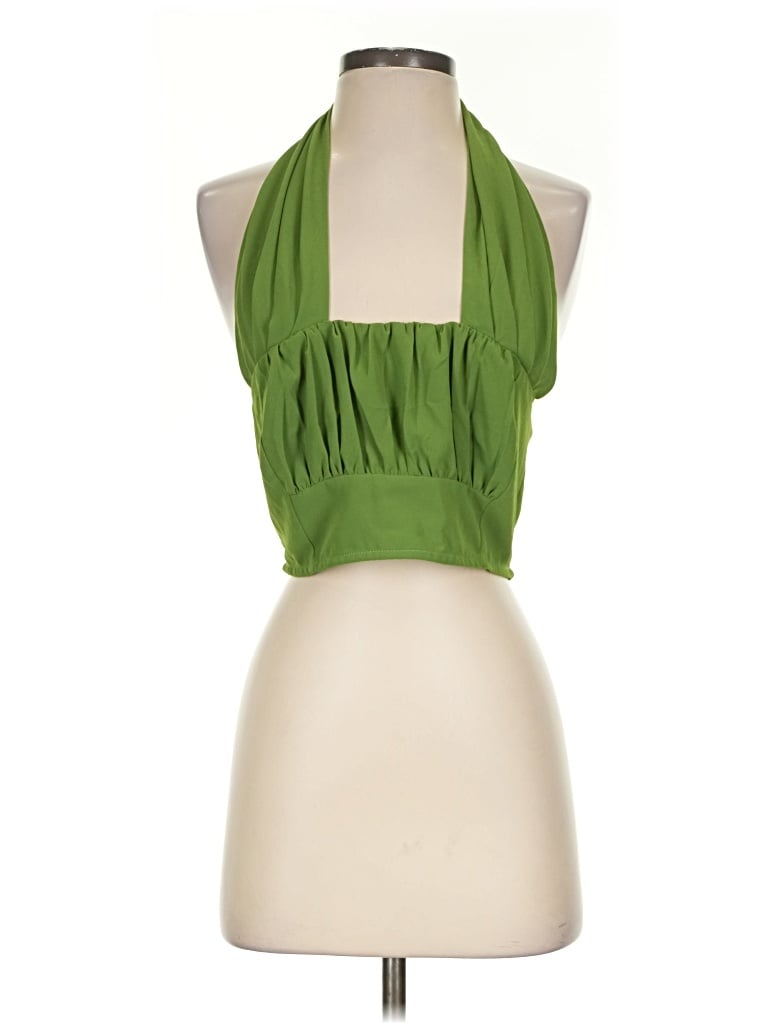 Pre-owned Bailey Rose Sleeveless Blouse In Green