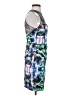 Milly Graphic Teal Cocktail Dress Size 0 - photo 4