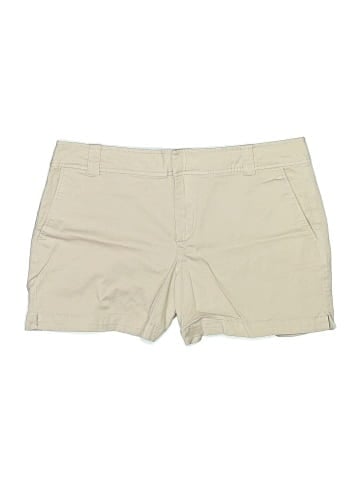 New York & Company Khaki Shorts (view 1)