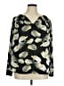Worthington 100% Polyester Black 3/4 Sleeve Blouse Size 1X - photo 1