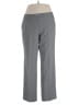 Le Suit 100% Polyester Solid Gray Dress Pants Size 14 - photo 1