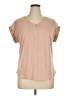 Daisy Fuentes Tan Short Sleeve T-Shirt Size XL - photo 1