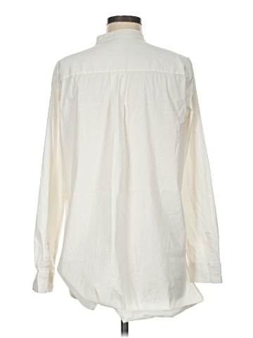 Lafayette 148 New York Long Sleeve Button-Down Shirt (view 2)