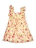 Bonnie Jean Floral Yellow Ivory Dress Size 5 - photo 2