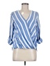 Kut from the Kloth 100% Rayon Blue 3/4 Sleeve Blouse Size M - photo 1