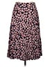 J.Crew 100% Polyester Print Red Casual Skirt Size 8 (tall) - photo 1