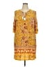 Halife Paisley Yellow Casual Dress Size XXL - photo 1