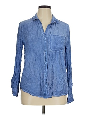 Velvet Heart Long Sleeve Button-Down Shirt (view 1)