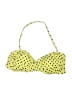 Mossimo Polka Dots Yellow Swimsuit Top Size M - photo 1