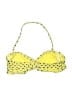 Mossimo Polka Dots Yellow Swimsuit Top Size M - photo 2