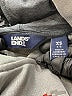 Lands' End 100% Polyester Gray Zip Up Hoodie Size 4 - 5 - photo 3