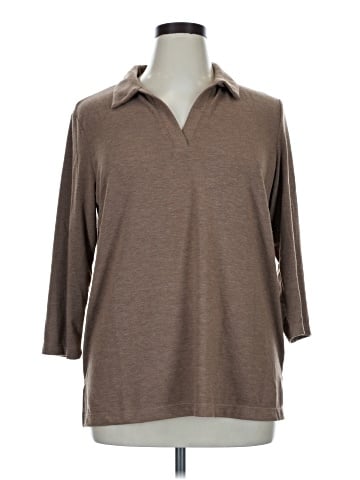 Matty M 3/4 Sleeve Blouse (view 1)