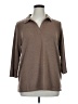 Matty M Brown 3/4 Sleeve Blouse Size XL - photo 1