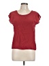 Assorted Brands 100% Silk Red Short Sleeve Top Size L (estimated) - photo 1