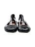 Indigo 100% Leather Black Flats Size 8 1/2 - photo 2