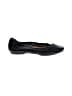 Indigo 100% Leather Black Flats Size 8 1/2 - photo 1