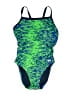 Speedo Graphic Blue One Piece Swimsuit Size XS (30) - photo 1