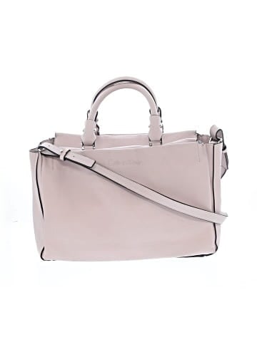 Calvin Klein Leather Satchel (view 1)