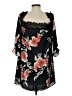 Eight Sixty 100% Polyester Floral Black Casual Dress Size S - photo 2