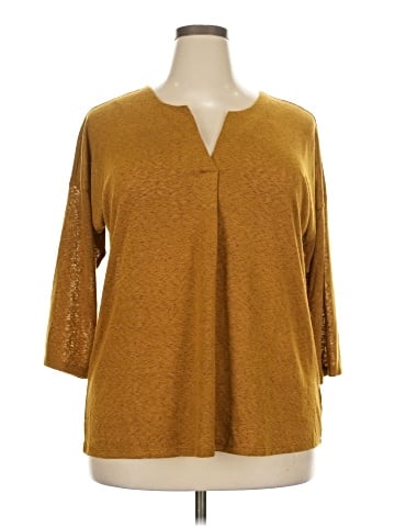 Bobeau 3/4 Sleeve T-Shirt (view 1)