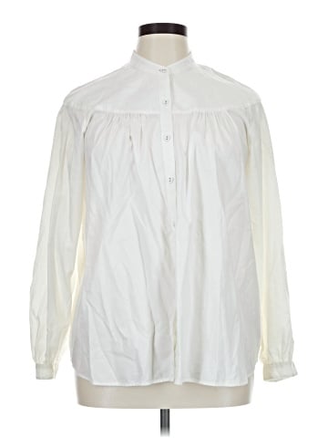 Ines de la Fressange for Uniqlo Long Sleeve Blouse (view 1)