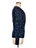 FUZZI Blue Long Sleeve Top Size M - photo 4