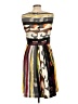 Ellen Tracy 100% Polyester Graphic Brown Cocktail Dress Size 10 - photo 2