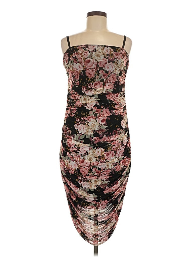 Pre-owned Bebe Cocktail Dress In Brown