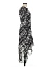 Taylor 100% Polyester Argyle Checkered-gingham Gray Casual Dress Size 8 - photo 4