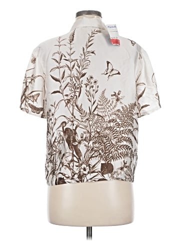 Elie Tahari Short Sleeve Blouse (view 2)