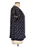 Halogen 100% Polyester Black Short Sleeve Blouse Size L - photo 4