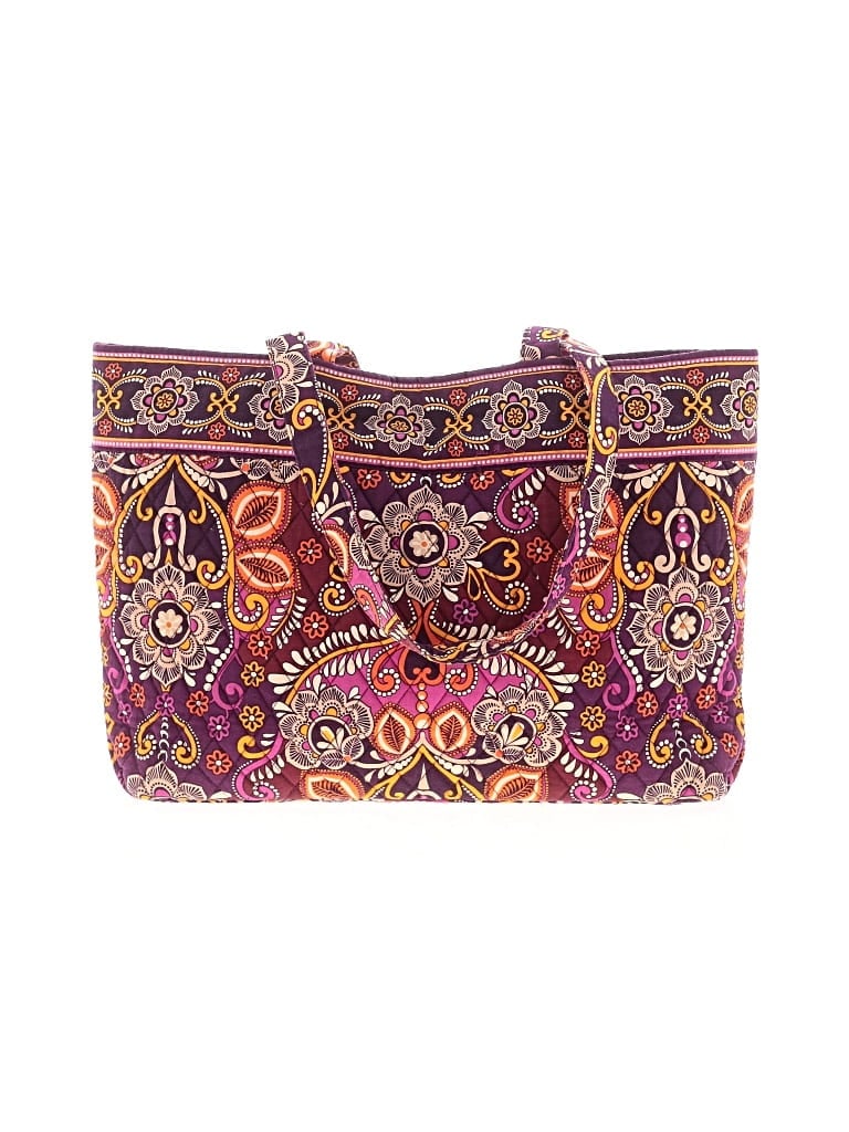 Pre-owned Vera Bradley Tote Bag In Purple