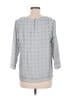 Paraphrase 100% Polyester Gray 3/4 Sleeve Blouse Size M - photo 2