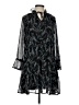Versona 100% Polyester Paisley Black Cocktail Dress Size XS - photo 1